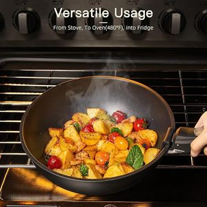 Geling chino barato aluminio cocina saltear sartenes y ollas al por mayor negro antiadherente <span class=keywords><strong>granito</strong></span> Camping herramienta de cocina juegos de utensilios de cocina - Product Image 6