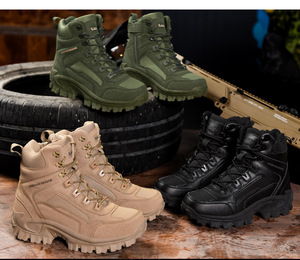 <span class=keywords><strong>Bottes</strong></span> de <span class=keywords><strong>randonnée</strong></span> durables grande taille pour hommes et femmes, idéales pour l'entraînement en extérieur - Product Image 5
