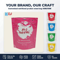 Sachets Doypack Rose Mat en Gros avec Fermeture Éclair, Emballage Plastique de Qualité Alimentaire pour Aliments et Friandises pour Animaux de Compagnie