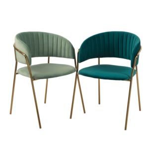 Meuble <span class=keywords><strong>de</strong></span> salle à manger avec pieds dorés en velours, <span class=keywords><strong>chaise</strong></span> <span class=keywords><strong>de</strong></span> table moderne et en marbre, nouveau modèle, - Product Image 1