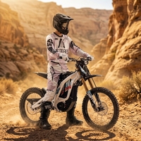 Eco Green Surron Light Bee X, Moto Cross Électrique à Suspension Intégrale 72V35Ah 10kW avec Zéro Pollution