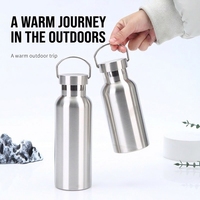 Bouteille d'eau sport isotherme à double paroi en acier inoxydable avec logo personnalisé, anti-fuite, portable, 300-1000 ml, cadeau d'entreprise