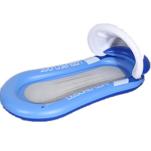 Tumbona Flotante Inflable Mori Yuho de 160x90cm con Toldo Parasol, Reposera para Piscina al Aire Libre, Hamaca Acuática para Adultos - Product Image 5