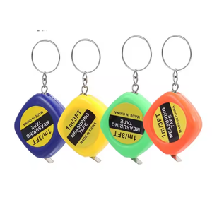 هدايا ترويجية 1 متر مربع صغير مع حلقة مفاتيح 3 أقدام مسطرة منزلية - Product Image 2