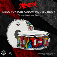 14 Inch Snare Drum Professional Acoustic Percussion Instrument with Heavy Duty Hardware for Stage Performance