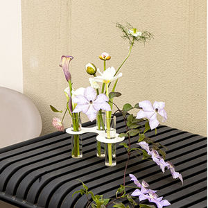 <span class=keywords><strong>Vase</strong></span> hydroponique Transparent en acrylique, <span class=keywords><strong>vase</strong></span> à <span class=keywords><strong>tube</strong></span> en acrylique, décoration de la maison, <span class=keywords><strong>vase</strong></span> à fleurs - Product Image 6