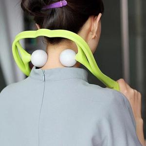Nacken <span class=keywords><strong>massage</strong></span> gerät Druckpunkt Selbst manuell Shiatsu Trig Point Tiefen gewebe <span class=keywords><strong>massage</strong></span> für Nacken muskeln - Product Image 6