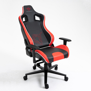 Chaise de jeu ergonomique de luxe style course avec accoudoirs 4D en PU, <span class=keywords><strong>fauteuil</strong></span> de gaming XL Pro grande taille - Product Image 2