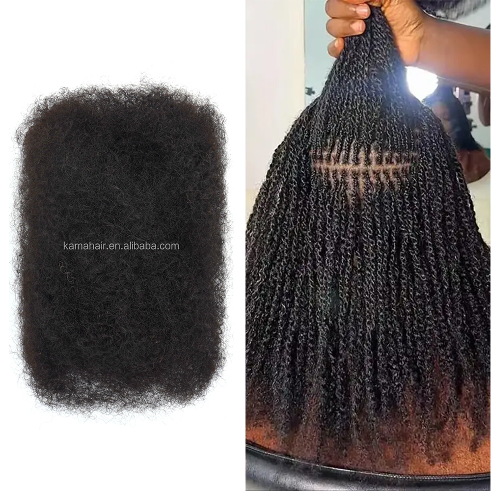 Vast Hair KAMA 4C Raw Remy Brazilian Human Hair Extensions for Spring Twist Braiding Pre-Fluffy Afro Kinky Curly Weave 50g Bundle thumbnail 1