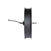 Roue à moteur OUXI V8 d'origine, 20 pouces, moteur 48V-500W, ligne de moteur sur le côté gauche - Prise noire