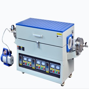Horno de Tubo al Vacío de Tres Zonas STA de Alta Temperatura (1200 Grados) con Mezclador de Gases de 3 Canales - Product Image 6