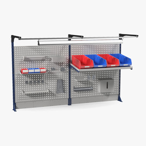 Tùy chỉnh công cụ lưu trữ Giá Kim Loại Pegboard tường hiển thị chung Công cụ giá phần cứng công cụ hiển thị giá - Product Image 4