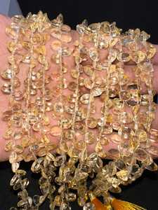 Citrine Beads Citrine Citrine Faceted Oval Shape Beads Citrine Faceted Beads Citrine Oval Beads Citrine Oval Shape Beads - Product Image 3