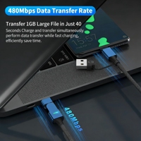 Câble de données magnétique rotatif 100W, câble de charge PD, adapté aux téléphones Huawei et Apple, câble de données pour ordinateur, multi-usages, haut de gamme
