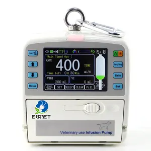 EUR VET Krankenhaus Intensivstation Patienten optionale Einstellung Tierinfusionspumpe HD-Bildschirm automatische Veterinär-Übertragung Infusionspumpe