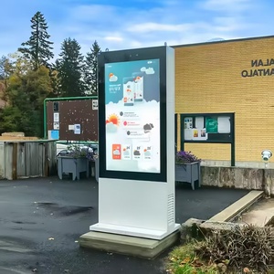 Chất lượng cao 43/49/55/65 inch ngoài trời Màn hình hiển thị độ sáng cao màn hình cảm ứng cho trạm xe buýt dấu hiệu điện tử - Product Image 3
