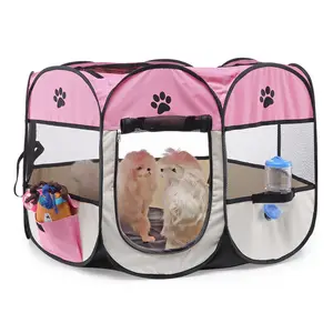 wholesale Portable Foldable Pet Playpen dog crate furniture cage accesorios para productos perros mascotas puppy dog cage