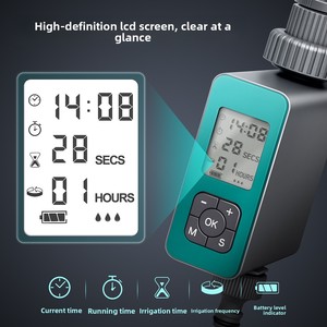 Vườn tưới nước hẹn giờ tự động kỹ thuật số LCD nhựa Pin hoạt động thông minh hệ thống điều khiển thủy lợi cho sử dụng ngoài trời - Product Image 2