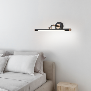 Bathroom IP44 Rated <b>LED</b> <b>Mirror</b> Wall Lamp 3000K/4000K/6000K Color Temp Modern Luxury Black Adjustable Design for Home Hotel Use - Product Image 5