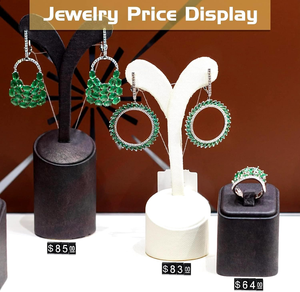 Hookei Petites étiquettes de prix en plastique combinées écologiques Cubes de prix en acrylique transparent pour l'affichage de bijoux - Product Image 3