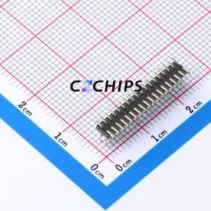 XDZ127-2-18-S-1.0-G1 Pin Header SMD,P=1.27mm Connector 2x18P 1.27mm Pin Header Vertical Mount - Product Image 2