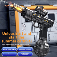 Pistolet à eau électrique unisexe pour enfants Pocket Monsters avec tir continu haute vitesse, en plastique ABS, 50-100fps, à impulsions de recul