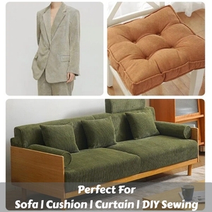 Tissu de canapé en velours côtelé multicolore en stock, épais <span class=keywords><strong>et</strong></span> durable, pour coussin de canapé, rideau, jouet, couture de vêtements - Product Image 5