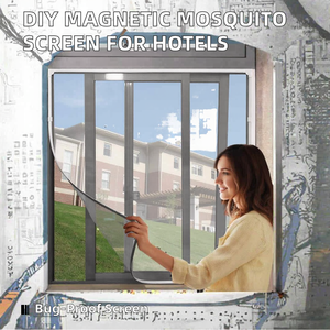 <span class=keywords><strong>Moustiquaire</strong></span> <span class=keywords><strong>magnétique</strong></span> moderne en fibre de verre pour portes et fenêtres, idéale pour salon et hôtel, résistante aux insectes, facile à installer - Product Image 2