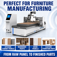 Nouvelle Conception Routeur CNC 3 Axes pour Bois 1325 1530 2030 Machine à Table Sous Vide pour Gravure et Découpe du Bois et du Contreplaqué Contrôle DSP