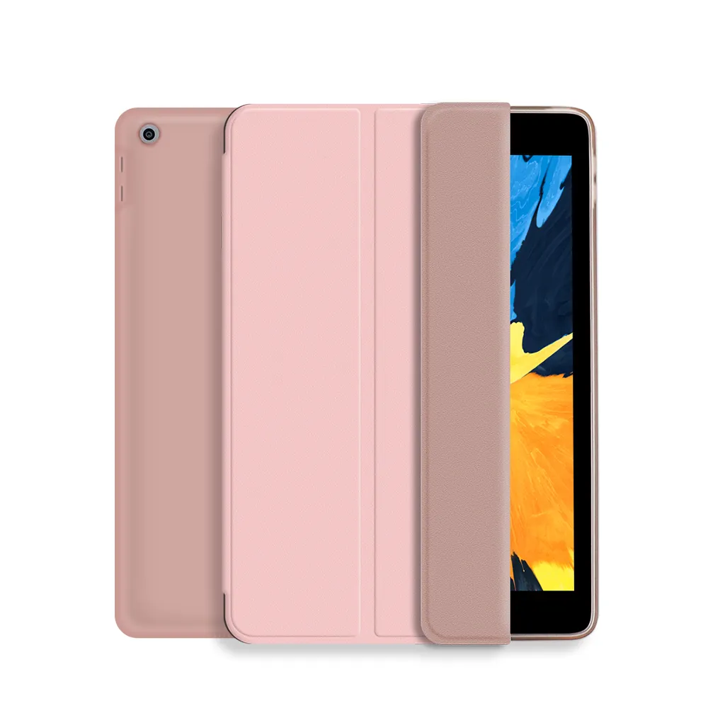 Transparent Fall Flip Abdeckung Fall für Tablet Für iPad 10,2 zoll 7/8th Generation Fall