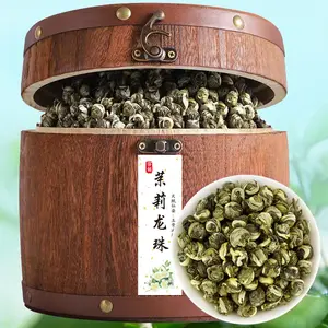 Hot Sale Bulk Chinese Fragrance Pure Organic Dry Jasmine Tea Ball Dragon Pearl