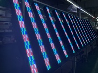Pixel stroboscopique extérieur de l'étape DMX RDM d'IP65 168pcs * 3w a mené la lumière de lavage de mur a mené la lumière 220v de barre pour des productions de théâtre en plein air