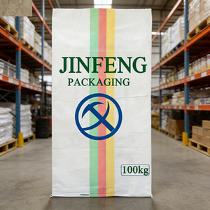 Sacs en polypropylène tissé sur mesure 25 kg 50 kg 100 kg – Sacs PP pour l'emballage du riz, de la farine, du maïs, des céréales, des engrais et des aliments pour animaux – En vente - Product Image 5