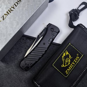 ZMRYDS Aluminum-Handled Folding Knife S30V Steel Spear Point DIY <b>Camping</b> Thumb Stud Pocket Knife OEM FD1004 - Product Image 3