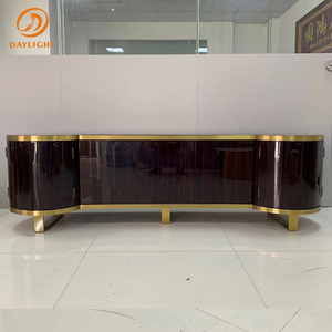 Soporte de mármol marrón moderno para <span class=keywords><strong>tv</strong></span>, mueble de sala de estar, armario de almacenamiento con cajones, personalizado de Fábrica de foshan - Product Image 6