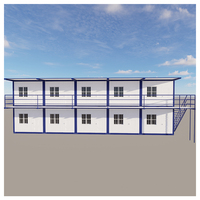 Maison/Bureau Modulaire Pliable Préfabriquée de 20 pieds pour Chantiers de Construction - Étanche, Ignifuge, Isolée Thermiquement
