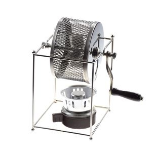 BN-91มาใหม่300กรัมคู่มือเครื่องคั่วใช้ในบ้านขนาดเล็กมือกาแฟถั่วคั่วกับเตาแอลกอฮอล์ - Product Image 5