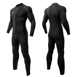 Muta da sub da 2mm con cerniera frontale per protezione dal freddo e calore, muta bagnata per il surf e muta da sub - Product Image 4