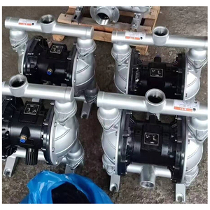 Pompe pneumatique à diaphragme pour traitement des eaux industrielles, transfert d'acides et d'alcalis, double QBY en plastique - Product Image 4