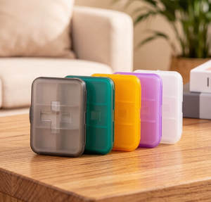 Pill <b>Box</b> Travel Pill Organizer Moisture Proof Portable Medicine Case Sustainable & Durable Pill <b>Storage</b> for Daily & Travel Use - Product Image 6