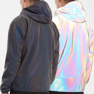 เสื้อแจ็คเก็ตผู้ชาย BINBEIER แบบมีสไตล์ สะท้อนแสง  ลำลอง กันน้ำ กันลม สตรีทแวร์ - Product Image 2