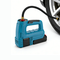 Portable Oil-Lubricated Tire Inflator Air Compressor with Emergency Light 150psi Max Pressure for Car & Motorcycle Tires