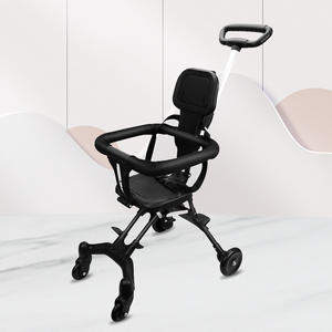 Niños caminando bebé artefacto bebé cuatro ruedas cochecito niño carro luz bidireccional plegable bebé portátil caminar BabyL - Product Image 3