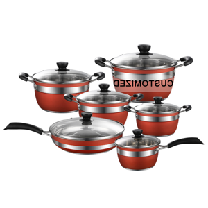 <span class=keywords><strong>Vendita</strong></span> diretta in fabbrica pentola per zuppa in acciaio inossidabile Set <span class=keywords><strong>pentole</strong></span> e padelle Set di <span class=keywords><strong>pentole</strong></span> e <span class=keywords><strong>pentole</strong></span> antiaderenti - Product Image 2
