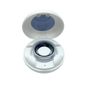 แหวนอัจฉริยะรุ่นล่าสุด R9 R09 Sr09 Ai พร้อมที่ชาร์จ นาฬิกาชุบทอง ตรวจวัดอัตราการเต้นของหัวใจ สีเงิน พร้อมกล่องชาร์จ สำหรับผู้สูงอายุ - Product Image 1