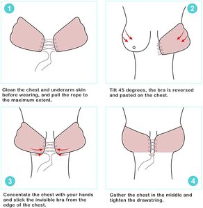 Sujetadores de silicona adhesivo Invisible sin tirantes, sujetador adhesivo de realce, sin espalda, sin tirantes, cubiertas <span class=keywords><strong>para</strong></span> pezones, pegatinas <span class=keywords><strong>para</strong></span> <span class=keywords><strong>el</strong></span> <span class=keywords><strong>pecho</strong></span> - Product Image 6