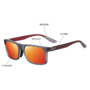 Gafas de Sol Polarizadas para Hombre, Estilo Deportivo Casual, Montura Cuadrada con Orificios de Ventilación, Diseño Vintage, Venta al Por Mayor - Product Image 6
