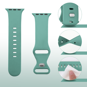 Bracelet de montre en silicone populaire pour Apple Watch Band 42/44/45 mm, bracelet de sport et de loisirs pour iWatch Series 10 9 8 <span class=keywords><strong>7</strong></span> 6 5se ultra - Product Image 4