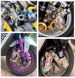 แหวนรองไทเทเนียมอัลลอยด์แบบเรียบ ขนาด M5 M6 M8 มาตรฐาน DIN สำหรับฮาร์ดแวร์ยานยนต์ - Product Image 6