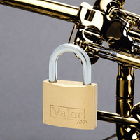 Vente en gros de serrures de haute sécurité fabriquées en usine Mini cadenas en cuivre massif en laiton à clé identique de Chine Petit et économique